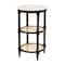 Hello Honey® 28" Round Wood End Table with Marble Top